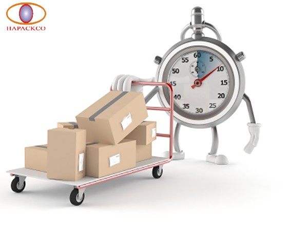 Thời gian giao hàng chi dịch vụ thiết kế thùng carton theo yêu cầu