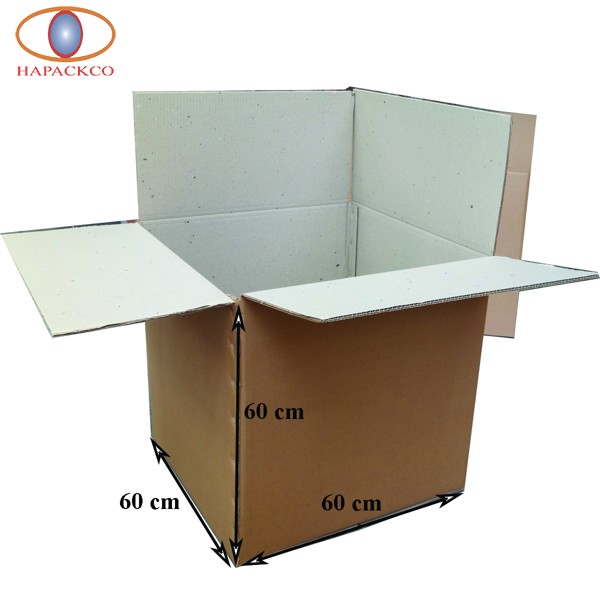 Thùng carton 5 lớp 60x60x60 cm carton chuẩn form