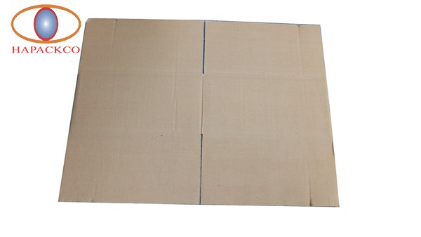 Mặt ngoài thùng carton 3 lớp 40x40x20 cm